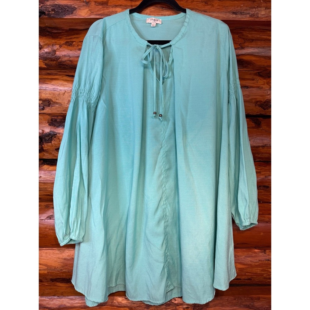 Umgee Boho Relaxed Swing Tunic Size Small